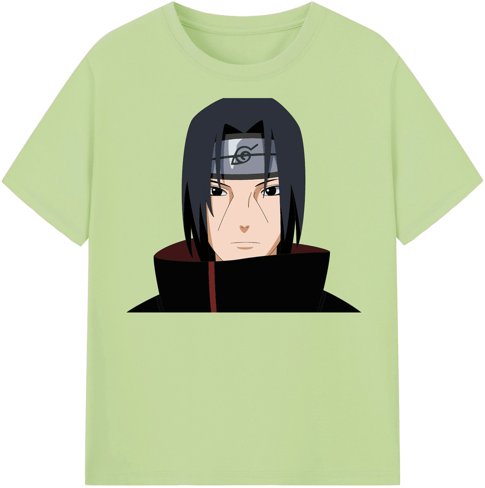 （画像用） NARUTO -ナルト- うちは イタチ Uchiha Itachi 綿100％半袖Tシャツ（フロントプリント）